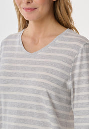 Schlafanzug aus Baumwolle - 210-silbergrau-mel. - Grau