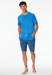 Schlafshirt - 813-aquarium - Blau