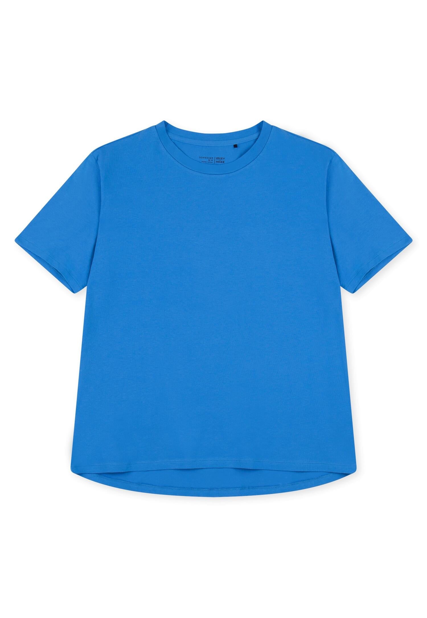 T-Shirt Relaxed Fit - 813-aquarium - Blau