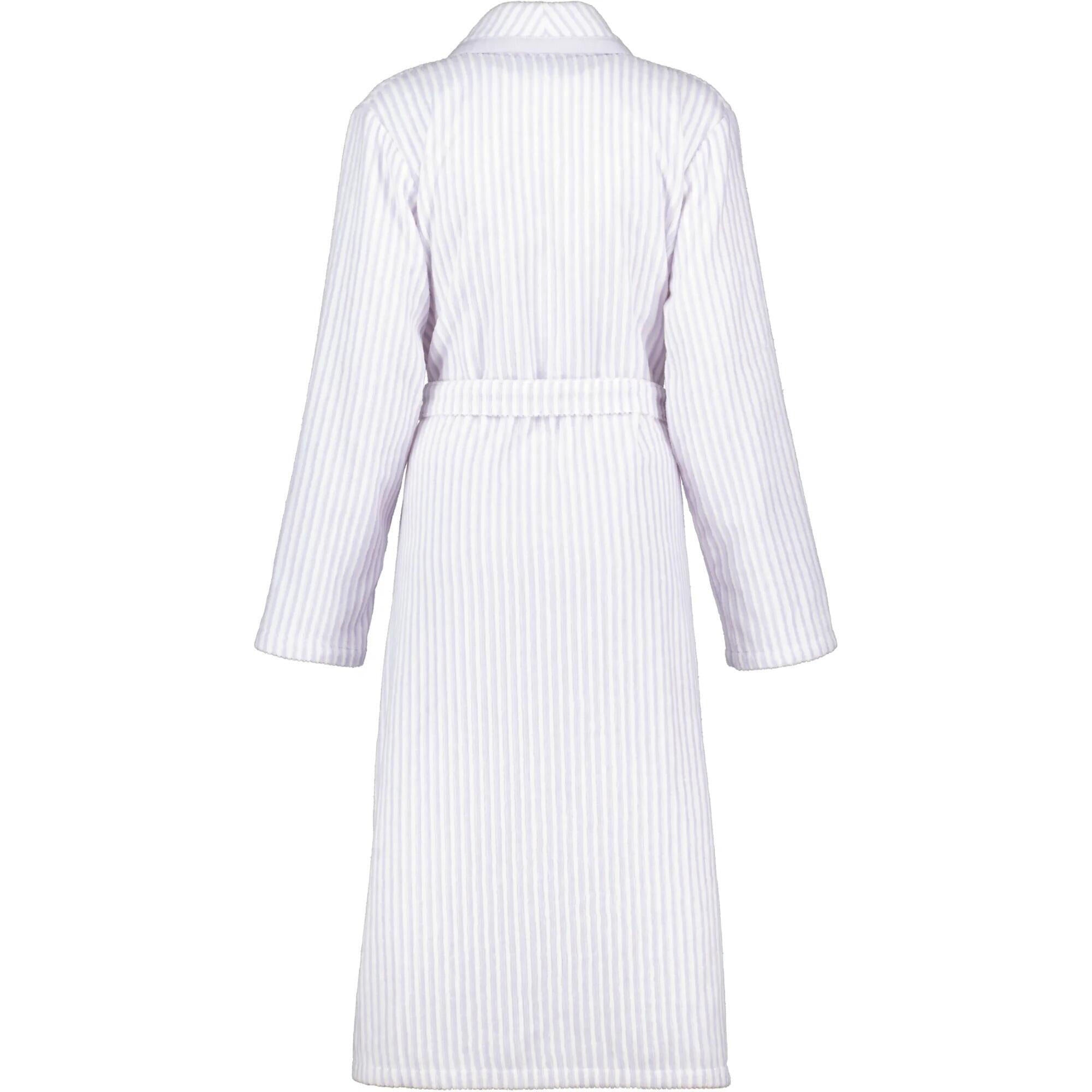 Bademantel gestreift - 76 - Grau