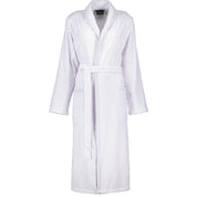 Bademantel gestreift - 76 - Grau