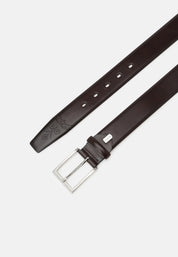 Ledergürtel - 40-braun - Braun