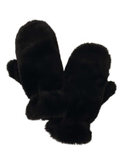 Fäustlinge KEPPEL in Felloptik - 101-schwarz - Schwarz