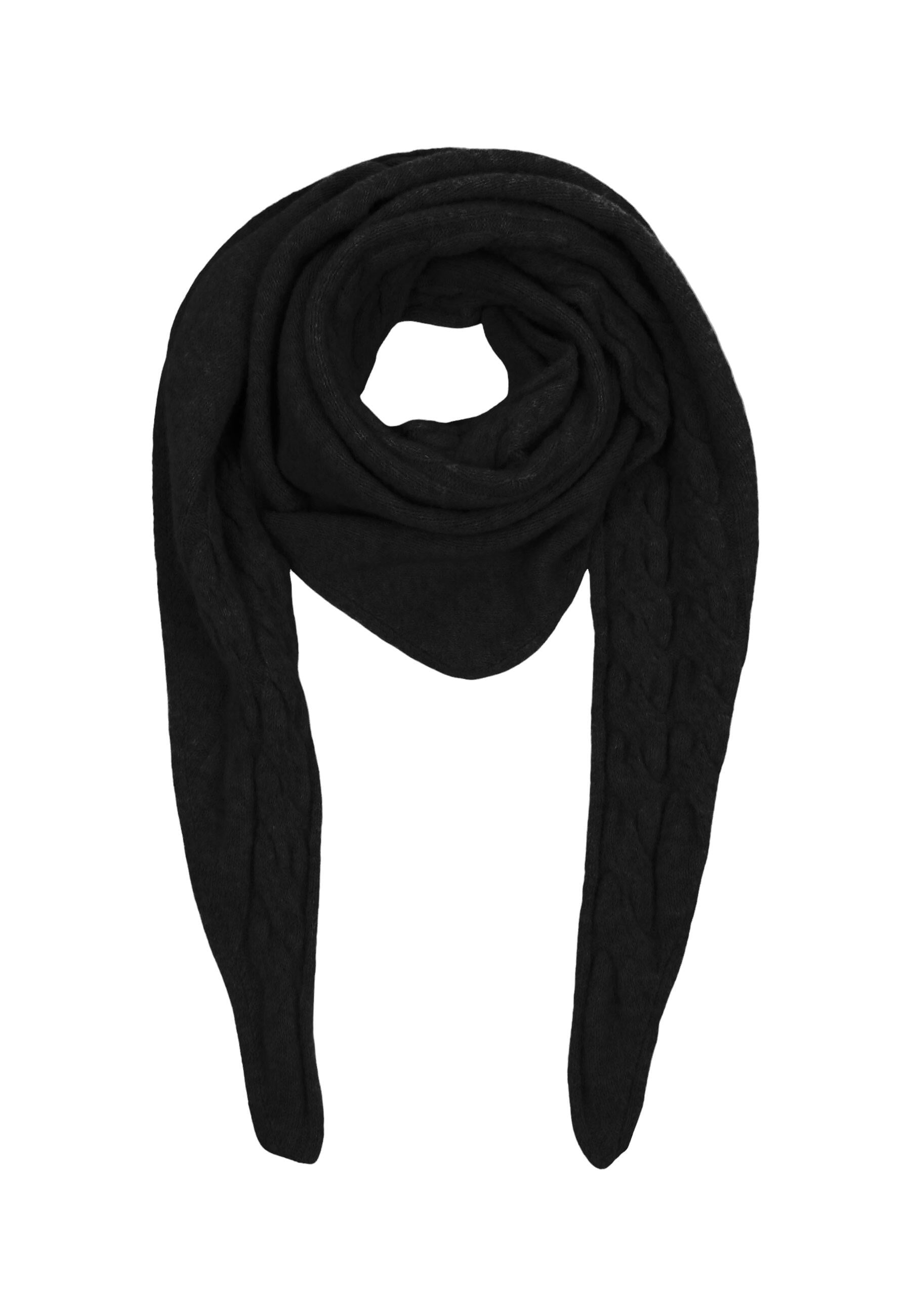 Strick-Schal HAISTA - 101-schwarz - Schwarz