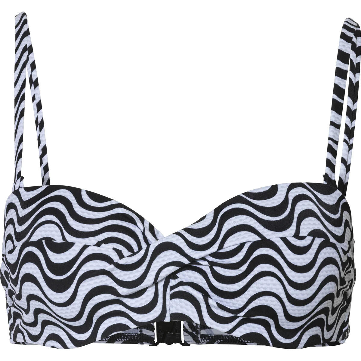 Bikinioberteil MAGGY II - 104-WAVES - Schwarz | Weiß