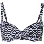 Bikinioberteil MALISA II - 104-WAVES - Schwarz | Weiß