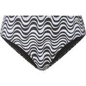 Bikinihose MELLY II - 104-WAVES - Schwarz | Weiß