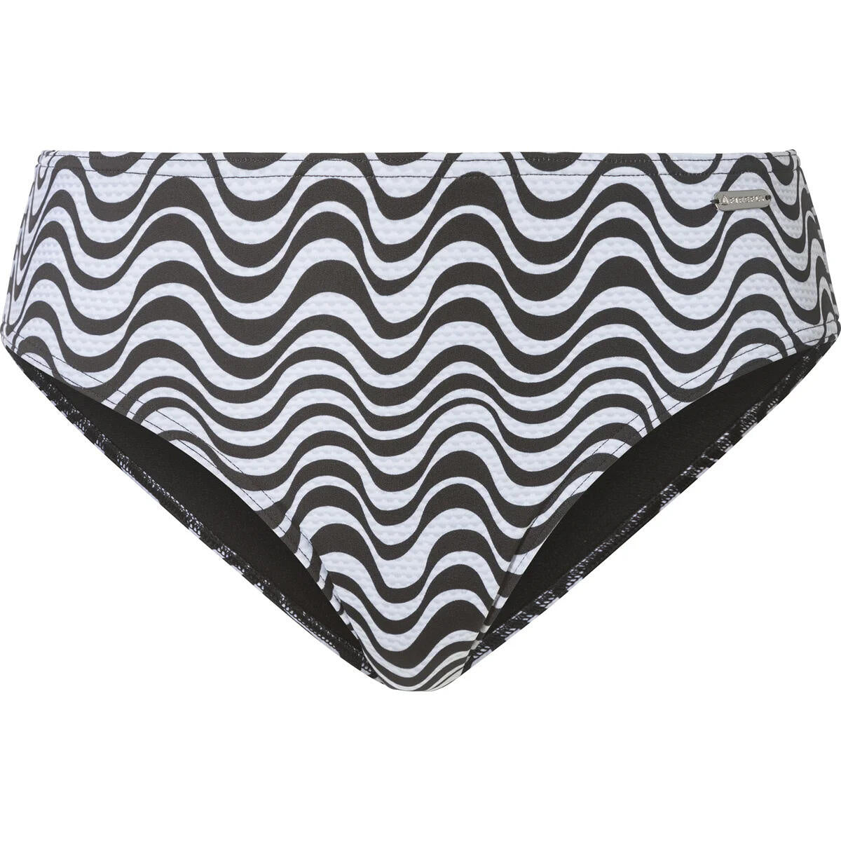 Bikinihose MELLY II - 104-WAVES - Schwarz | Weiß