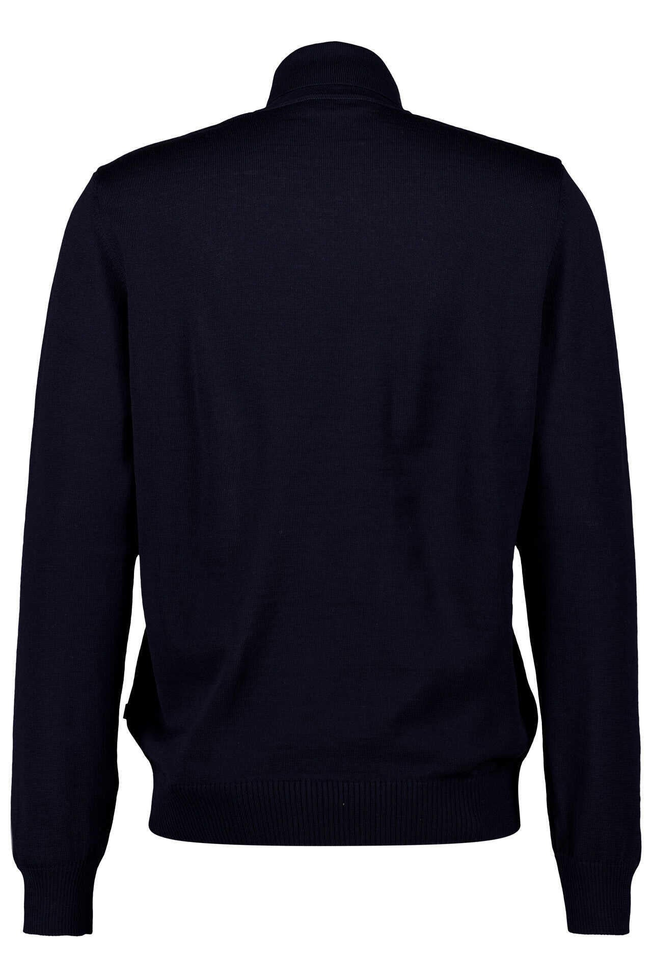 Strickpullover mit Rollkragen - 399 - Blau