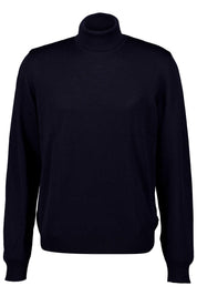 Strickpullover mit Rollkragen - 399 - Blau