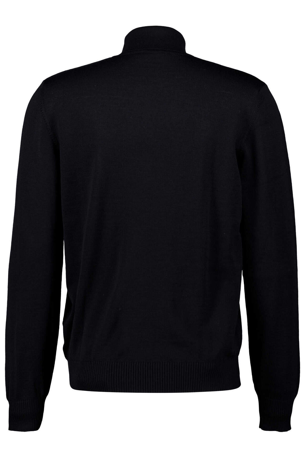 Strickpullover mit Rollkragen - 595 - Schwarz