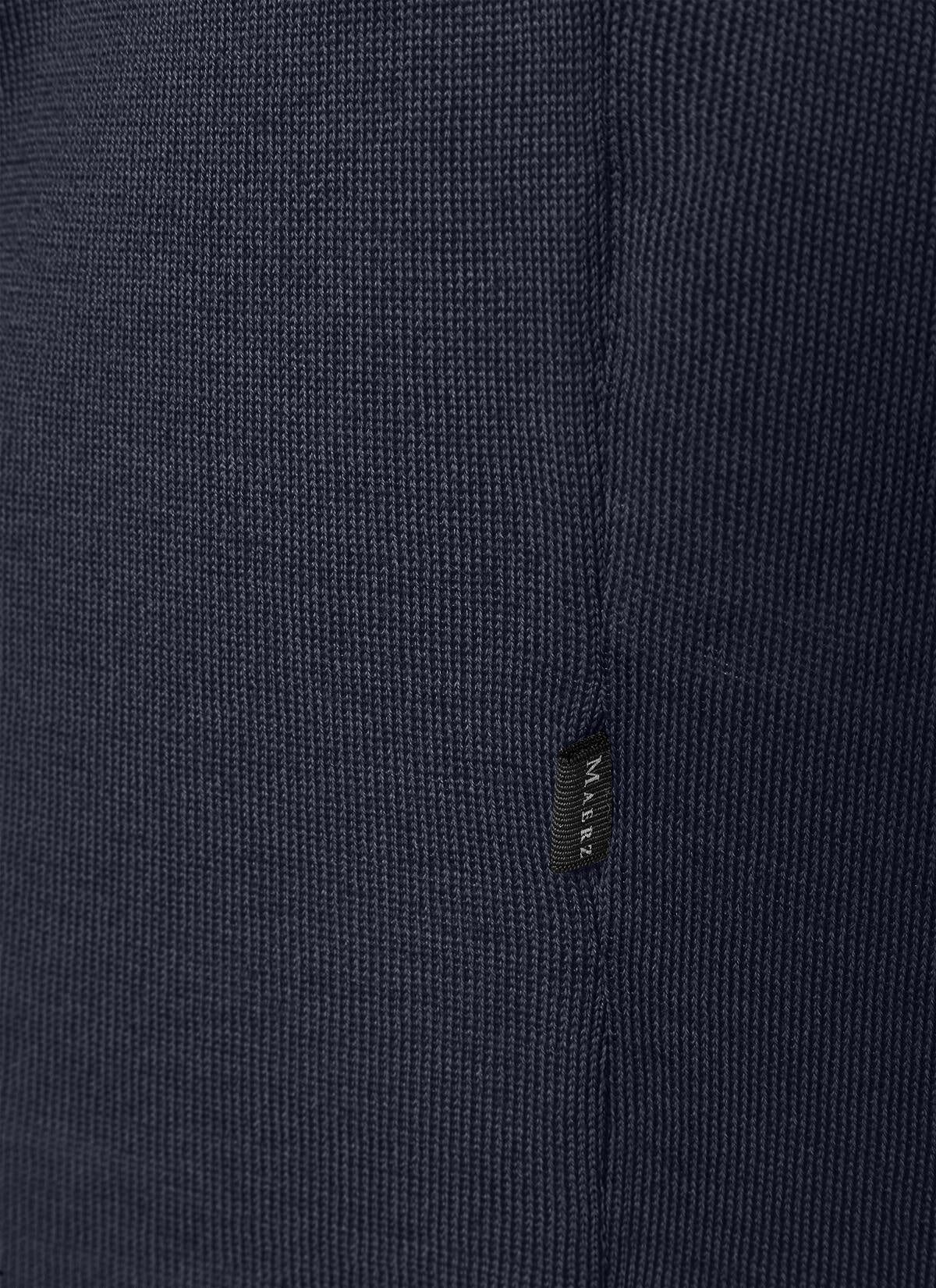 Strickpullover aus Merinowolle - 399 - Blau