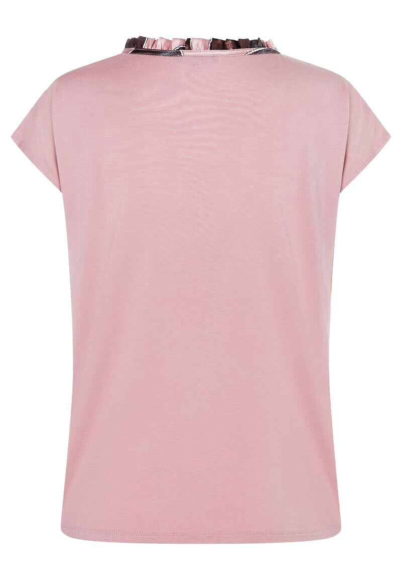 Gemustertes Blusenshirt - 4818 - Rosa