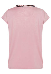 Gemustertes Blusenshirt - 4818 - Rosa