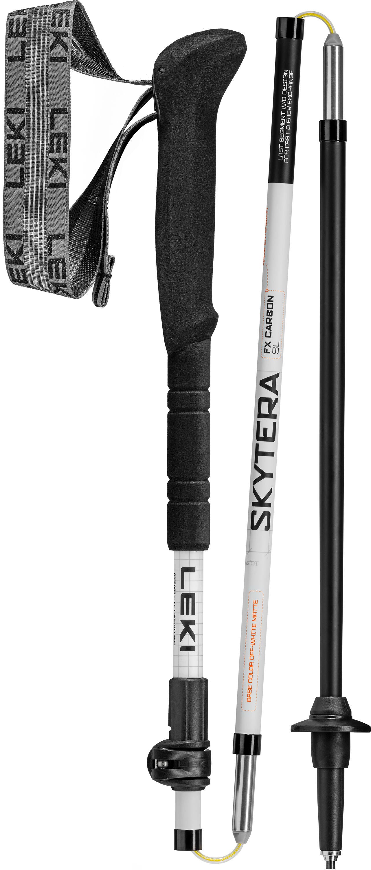 Trekking-Stöcke SKYTERA FX CARBON SL - 1122-weiß-schwarz - Weiß