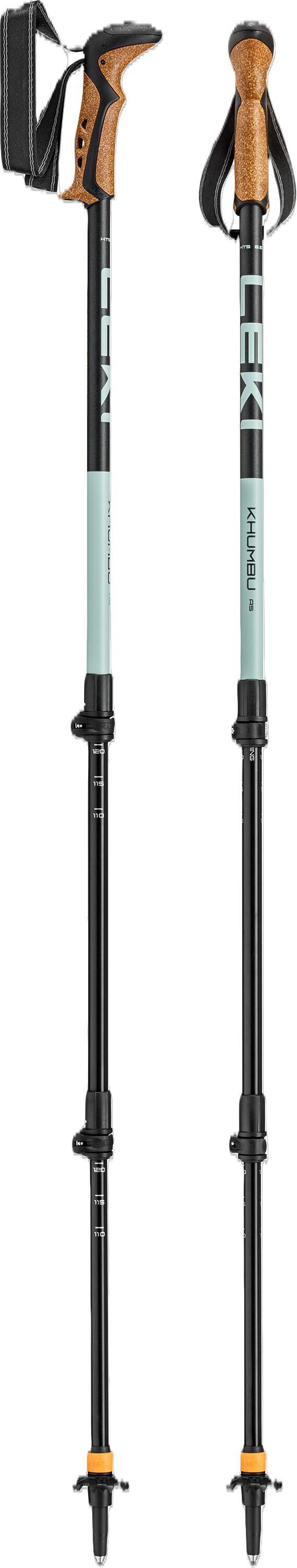 Wanderstöcke KHUMBU AS - 2220-schwarz-grün - Grün | Schwarz