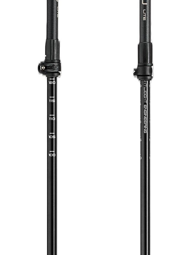 Trekking-Stöcke KHUMBU LITE - 2214-schwarz-braun - Schwarz