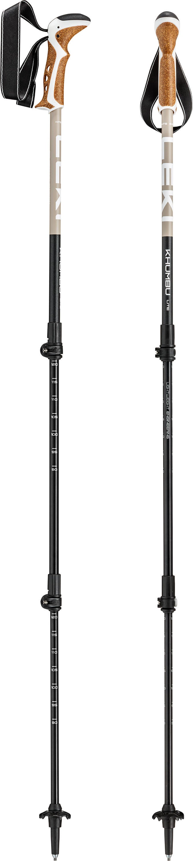 Trekking-Stöcke KHUMBU LITE - 1422-braun-schwarz - Braun