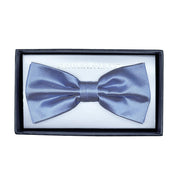 Fliege aus Seide - Fb.12-H-BLAU-uni - Blau