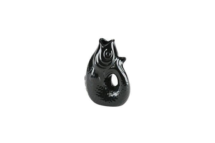 Fisch-Vase MONSIEUR CARAFON XS - schwarz - Schwarz
