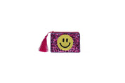 Kosmetiktasche mit Pailletten SMILE - multicolor - Mehrfarbig
