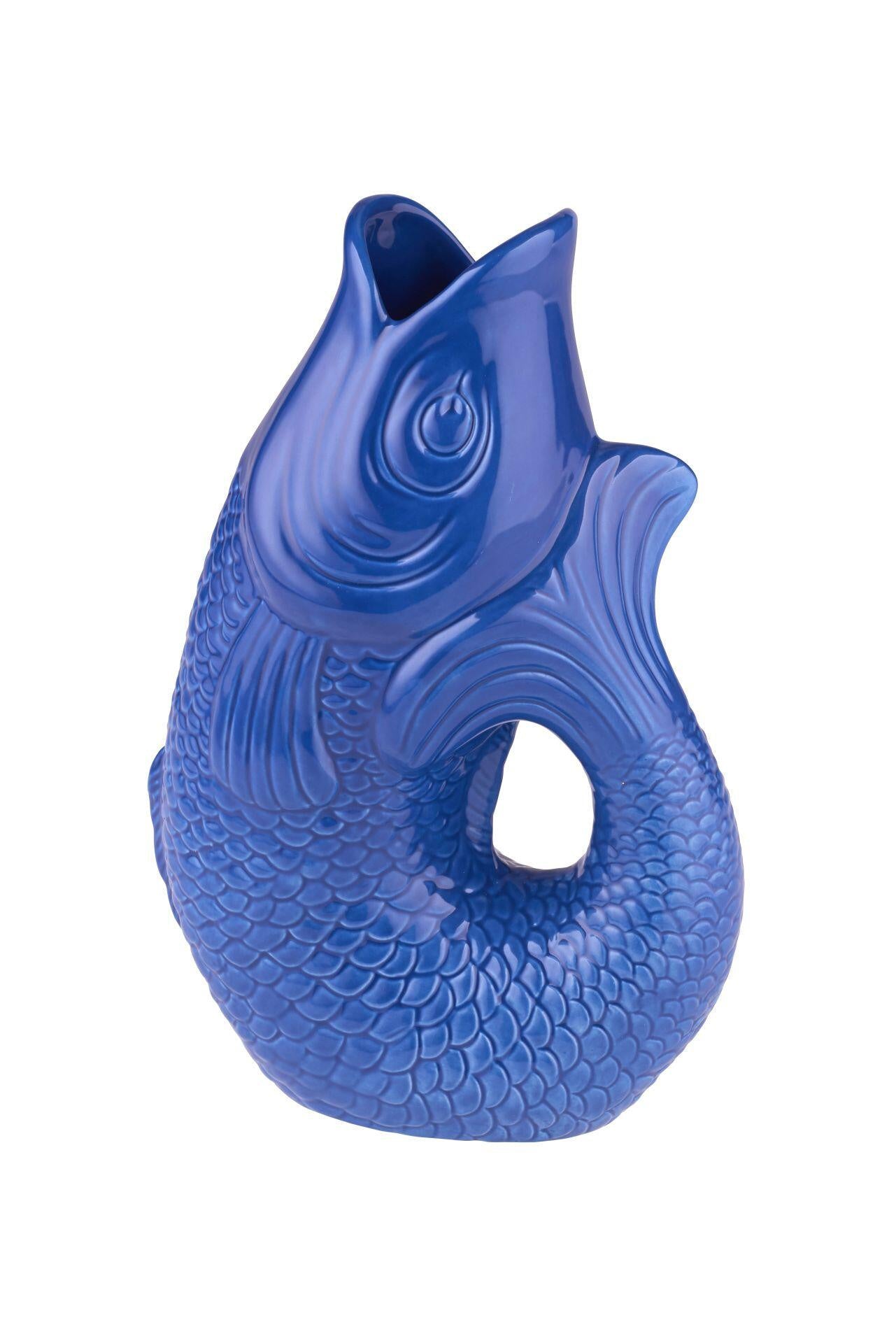 Fisch-Vase MONSIEUR CARAFON S - azure - Blau