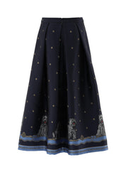 A-Linie-Rock RANALY Midi - 792 - Blau