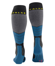 Skisocken Intermediate M - 3001 black - Blau