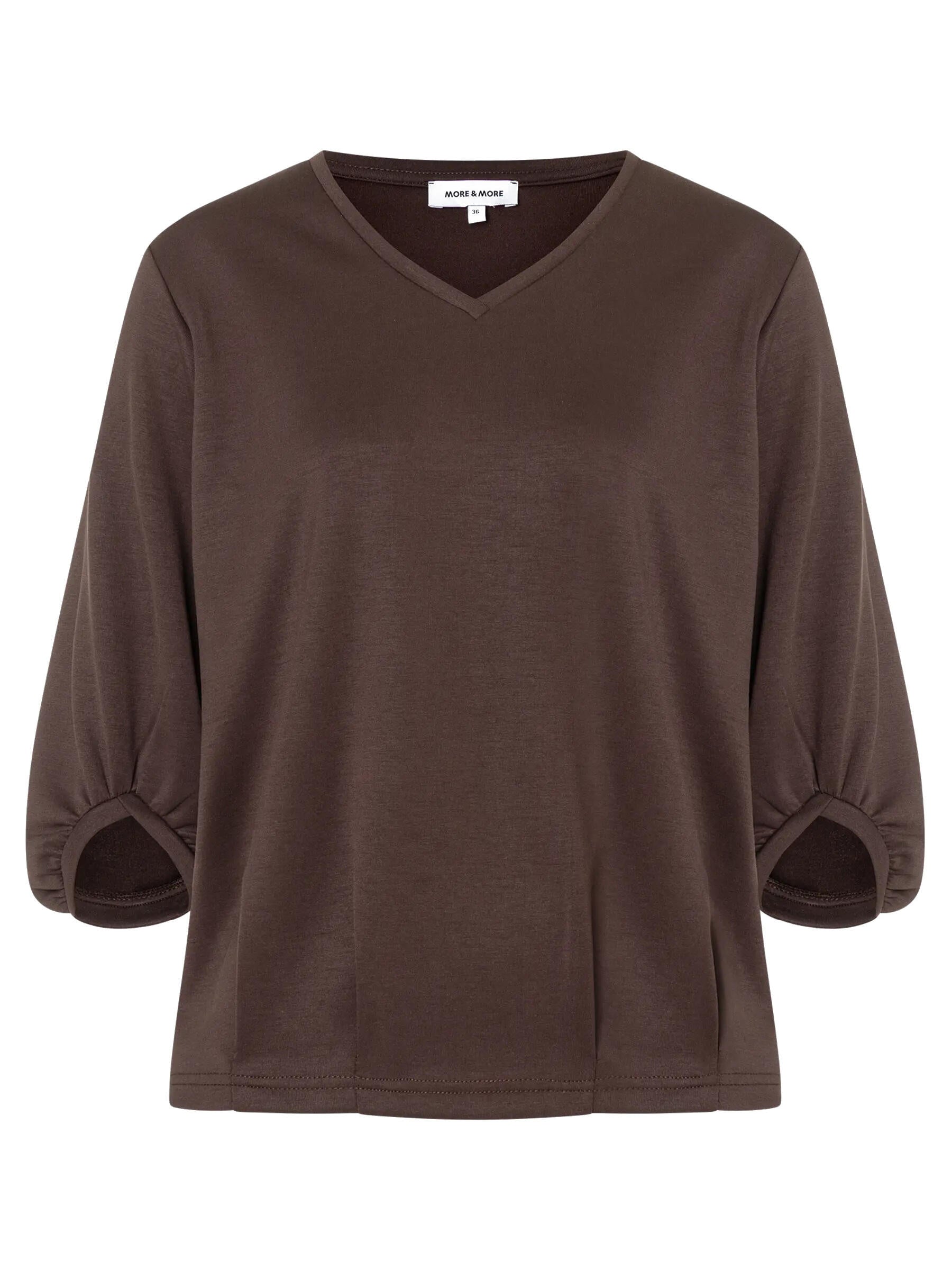 Sweatshirt aus Modalmix - 0279 - Braun