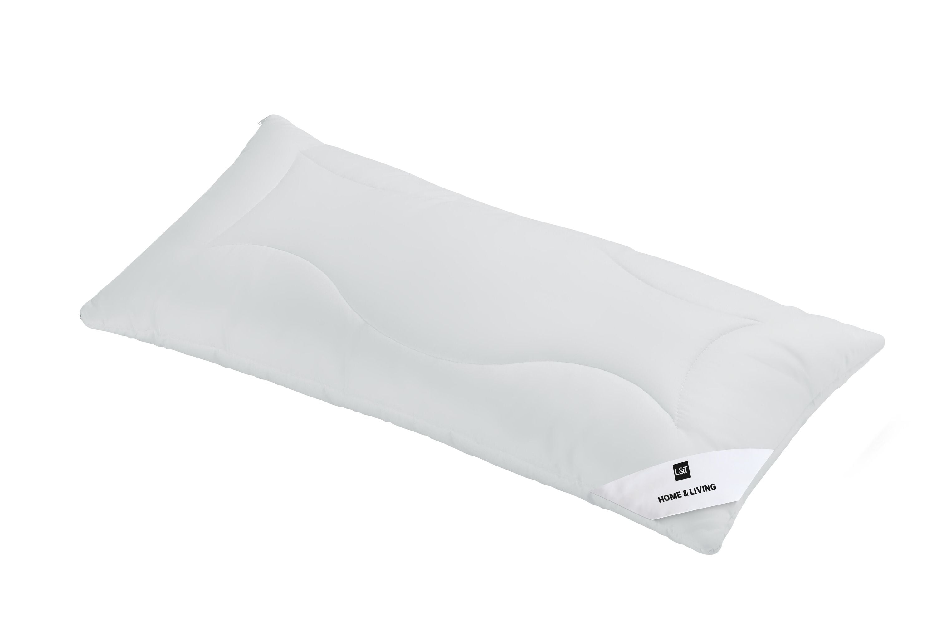 Faserkissen 40cmx80cm - WEISS - Weiß