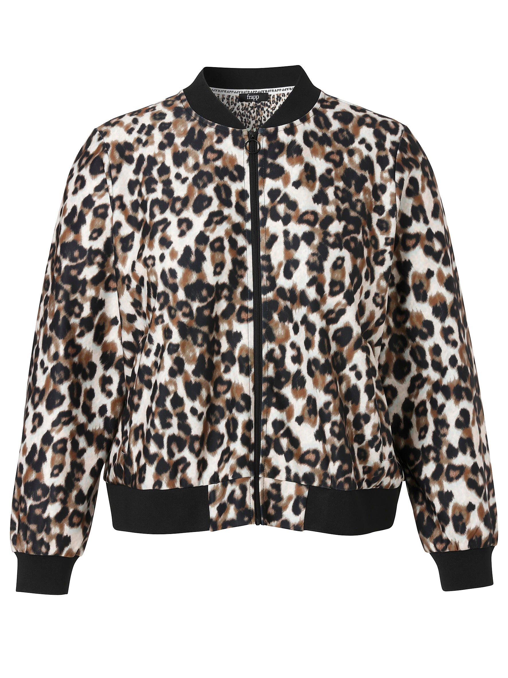 Bomberjacke mit Stehkragen - 107 - Beige