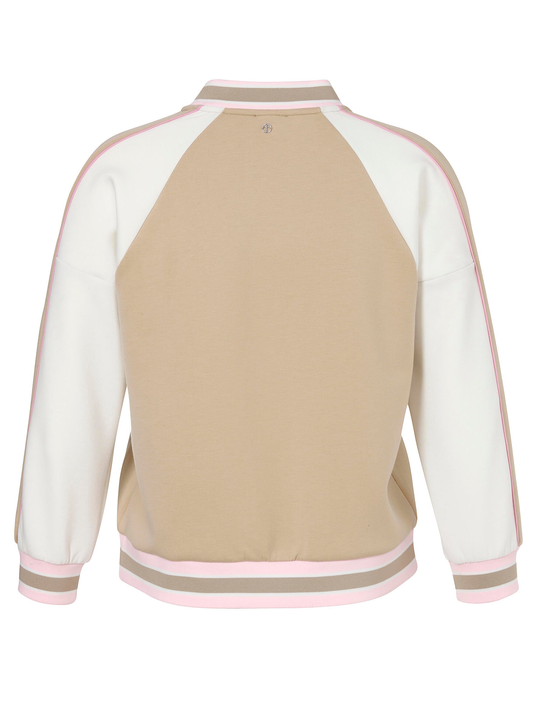 College-Jacke mit Stehkragen - 777 - Beige