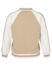 College-Jacke mit Stehkragen - 777 - Beige