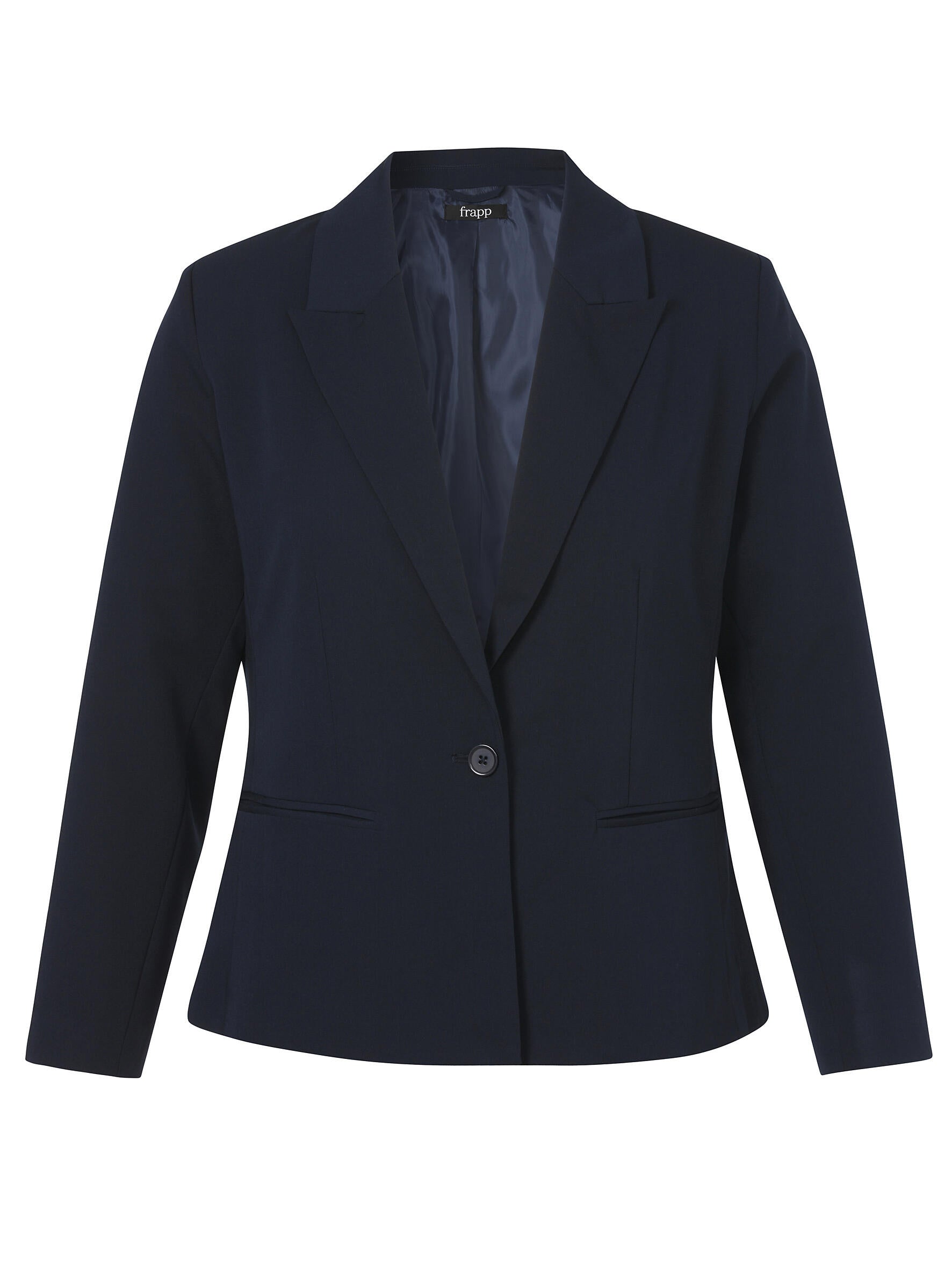 Blazer mit Paspeltaschen - 804-navy - Blau