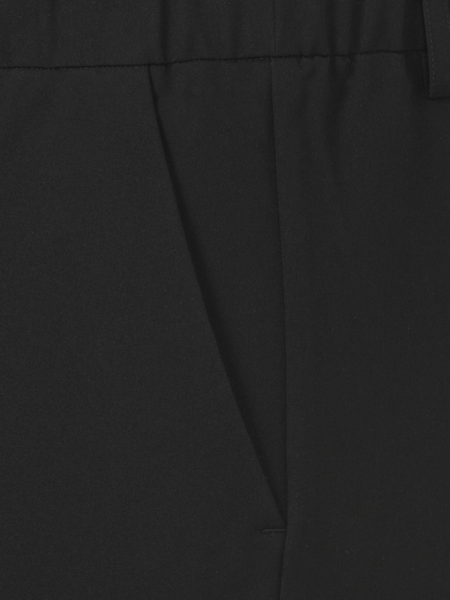 Stoffhose Straight Leg - 104-black - Schwarz