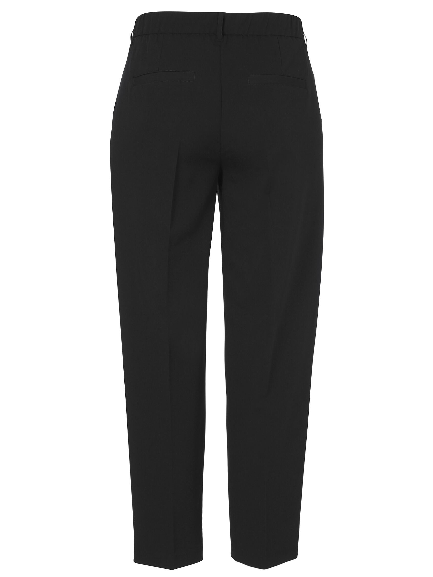 Stoffhose Slim Fit - 104-black - Schwarz