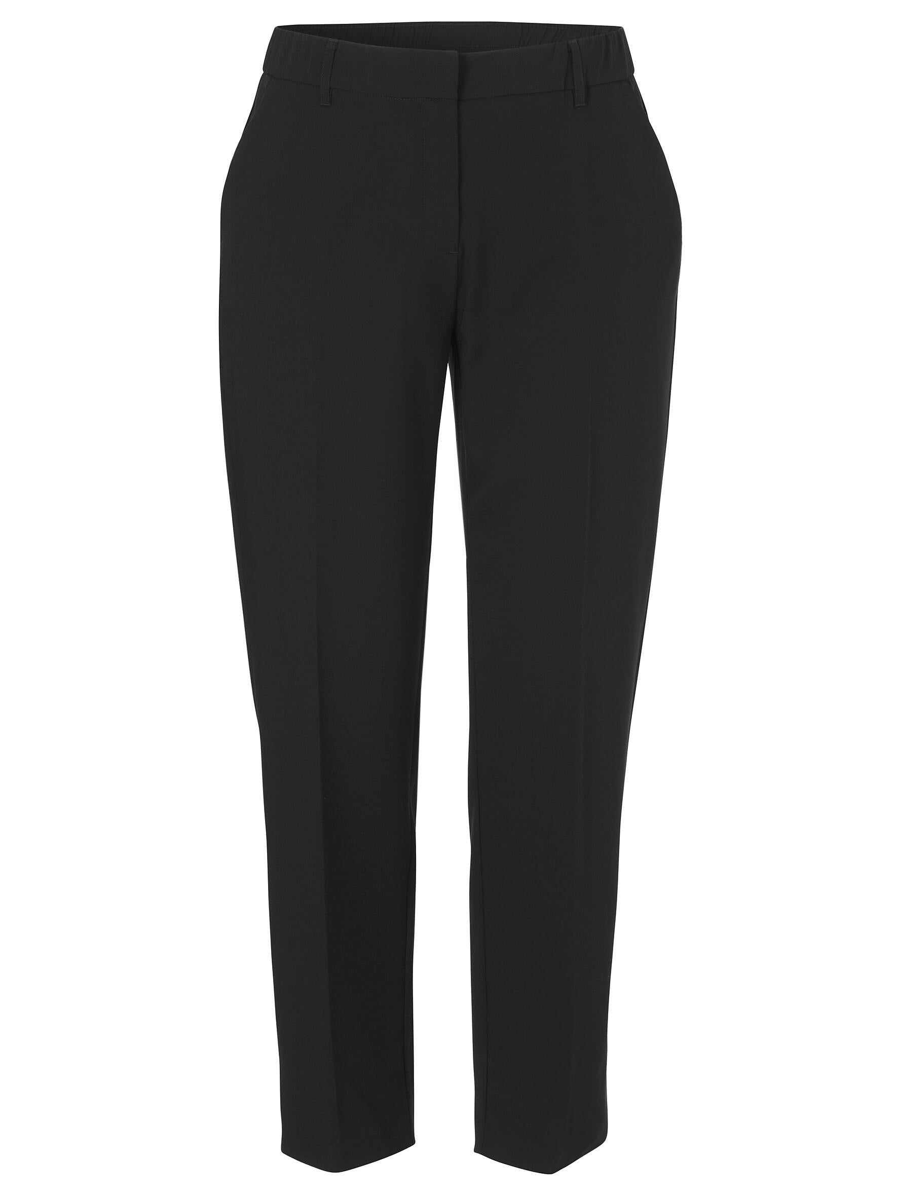 Stoffhose Slim Fit - 104-black - Schwarz