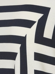 Langarmshirt aus Viskose - 804794-navy / butter - Blau