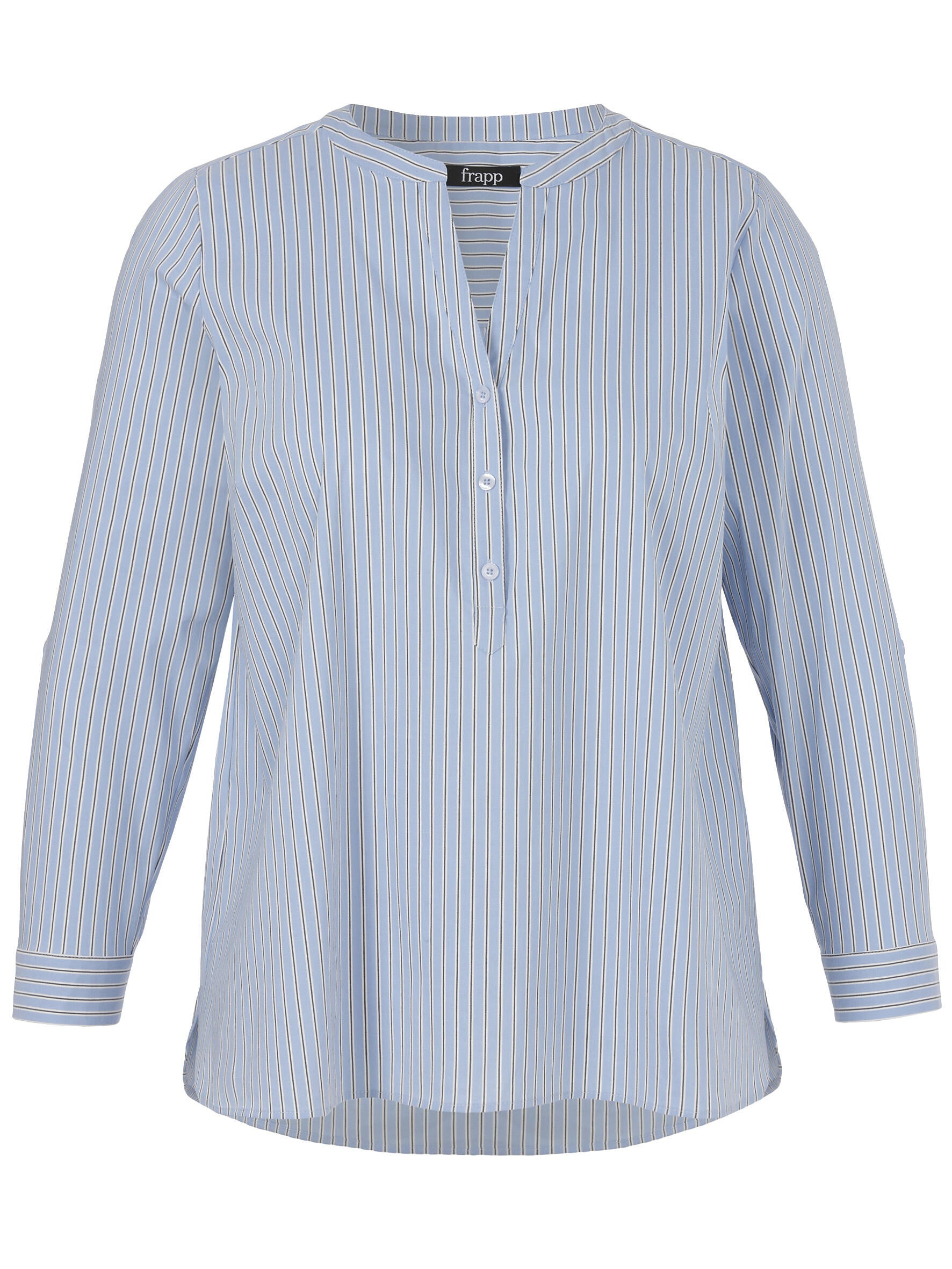 Bluse aus Baumwollmix - 857-blue multicolor - Blau