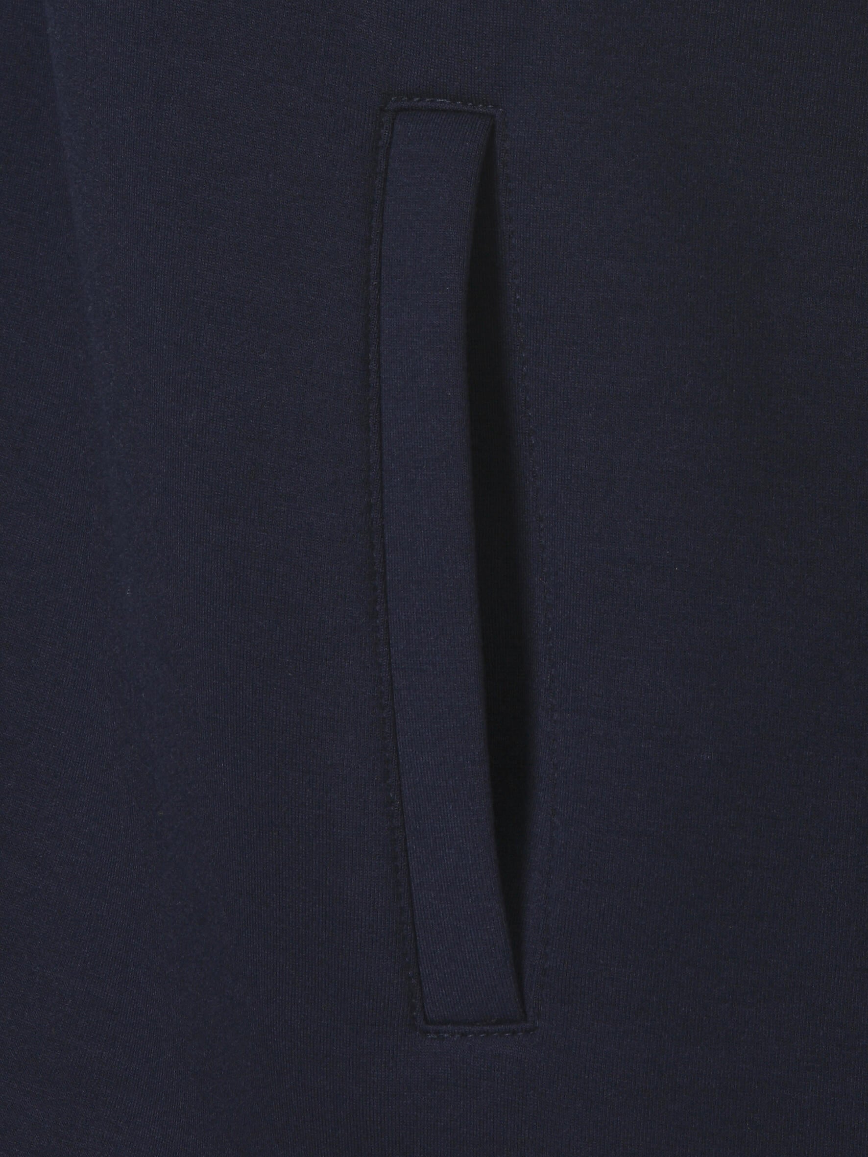 Sweatshirtjacke mit Bündchenkragen - 804-navy - Blau