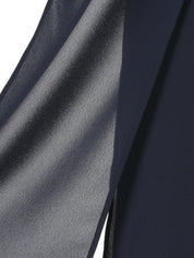 Hose Wide Leg - 804-navy - Blau