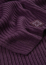 Gerippter Strickschal - LIL3 - Violett