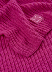 Gerippter Strickschal - PIN3 - Pink