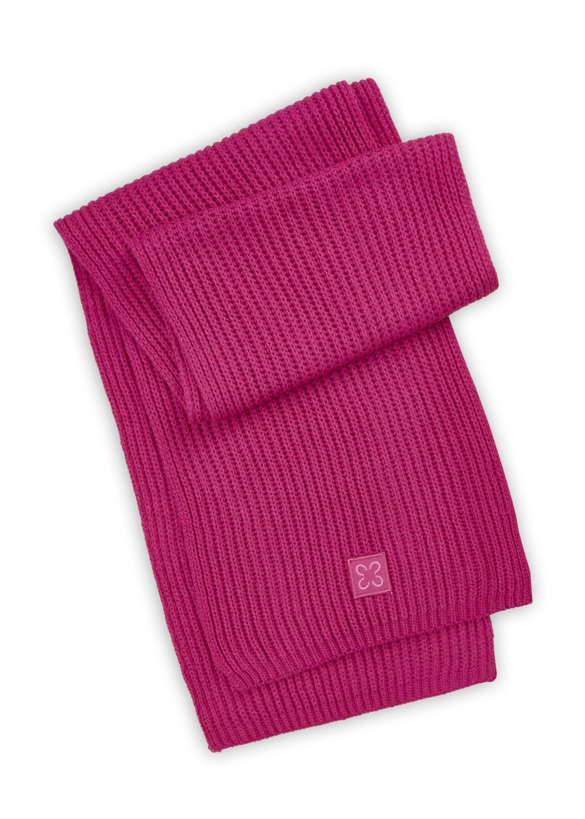 Gerippter Strickschal - PIN3 - Pink