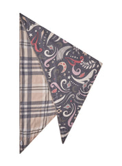 Dreieckstuch mit winterlichen Motiven - BLK2 - Schwarz