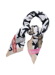 Tuch aus Wollmischung - BLK2 - Schwarz