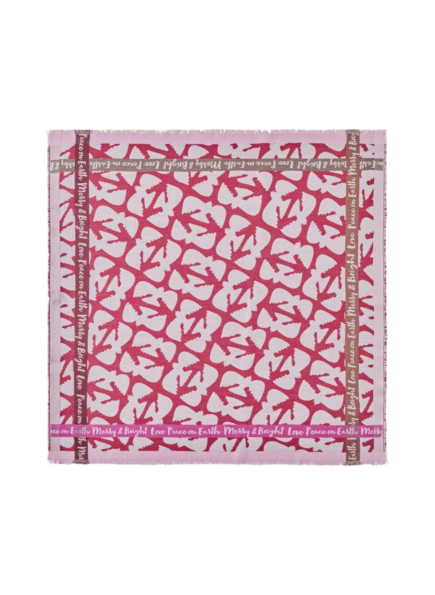 Tuch aus Wollmischung - RED2 - Rot