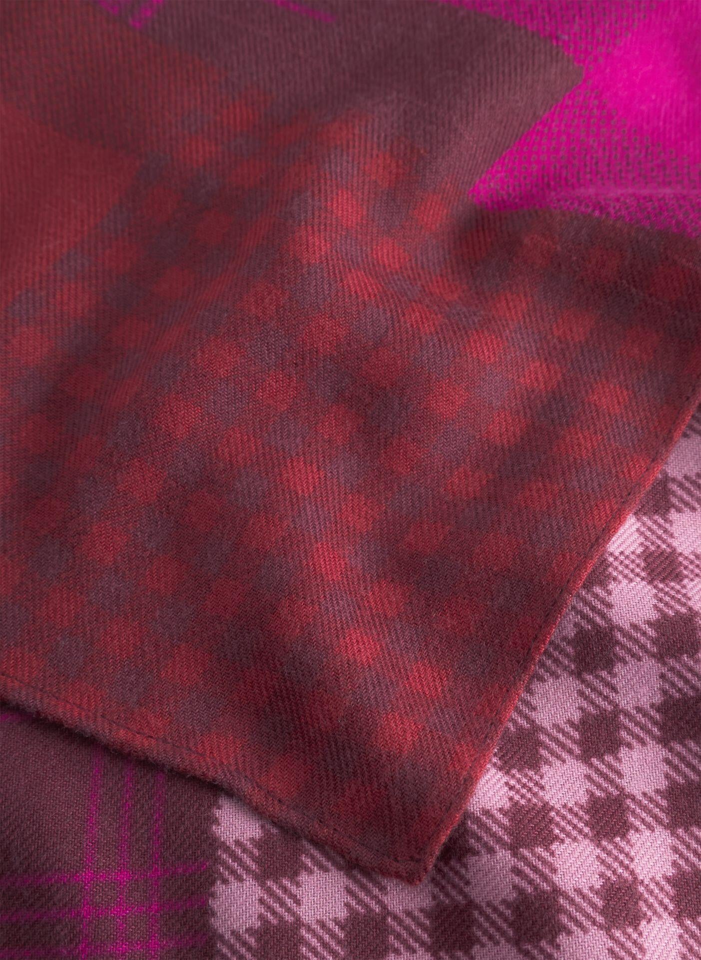 Schal kariert - RED3 - Rot