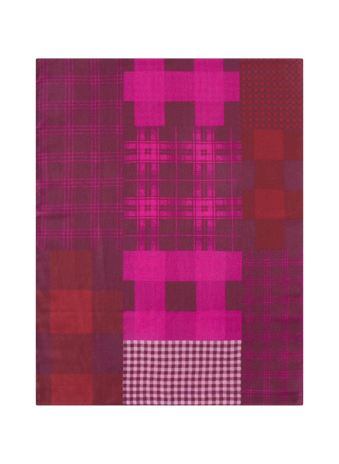 Schal kariert - RED3 - Rot