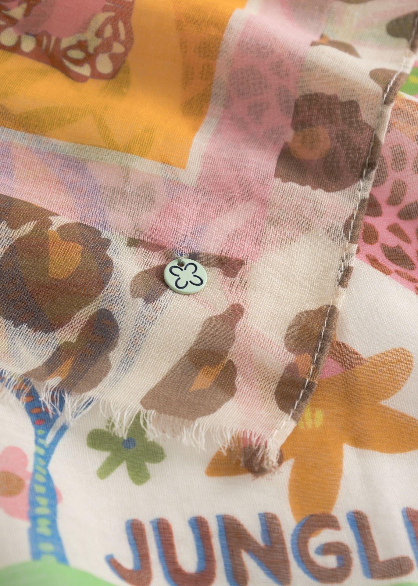 Schal aus Baumwolle - GRE2 - Grün